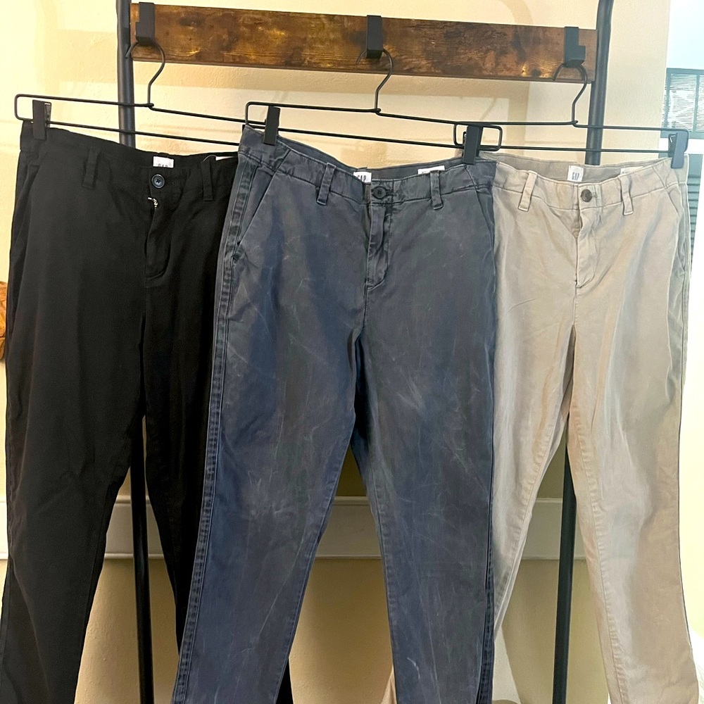 Gap Neutral Colored Girlfriend Chinos